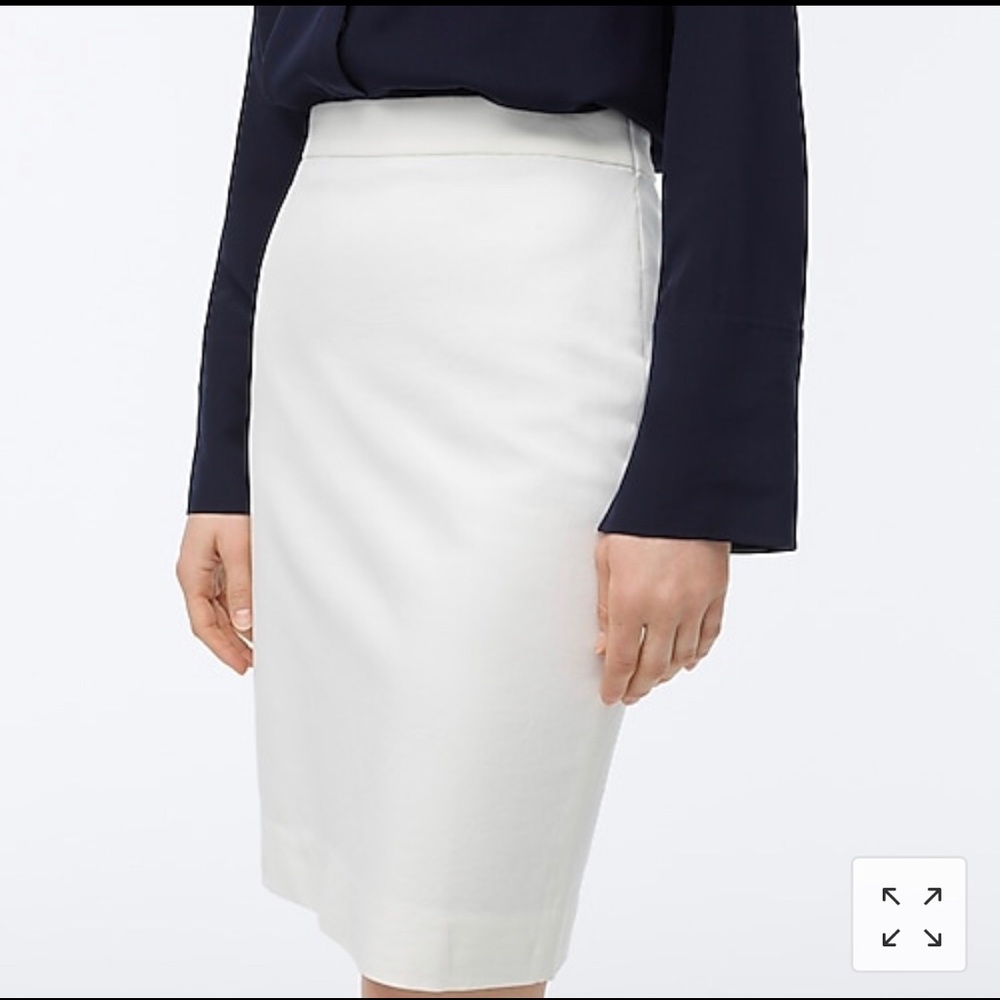 NWT J crew No.2 pencil skirt stretch cotton size 4